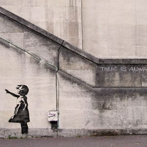 Banksy Girl With Balloon Street Art