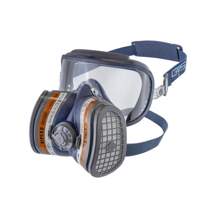 GVS Filter Tech. SPR401-444 Elipse Integra Safety Goggle + A1P3 Dust & organic Vapur Respirator, Filters Ready Fitted